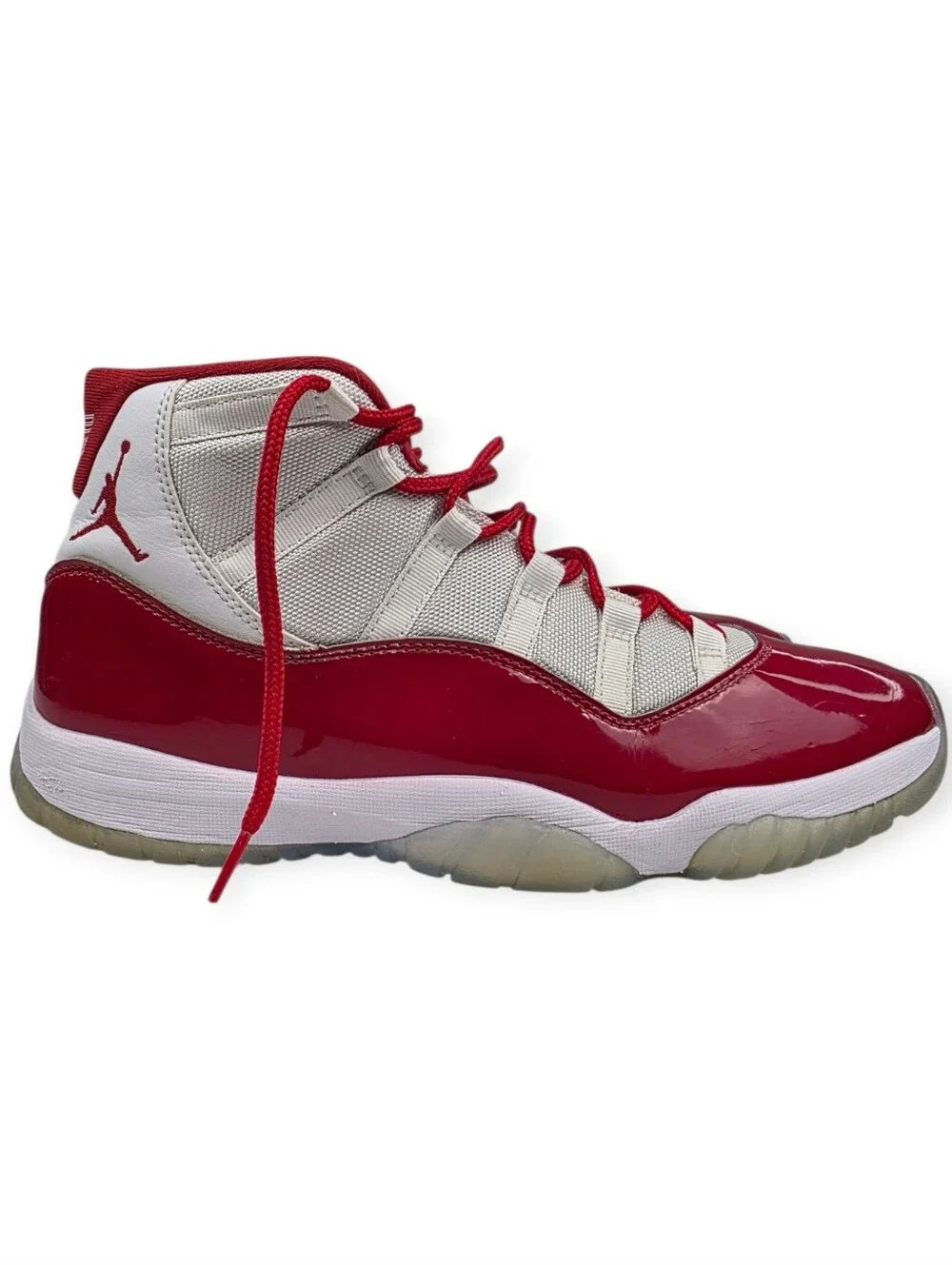 Jordan Air Jordan 11 Retro Cherry 2022 Men's Sz 11 White/Red Sneaker CT8012-116